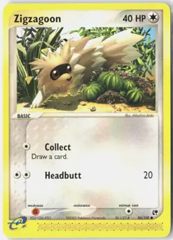 Zigzagoon 85/100 Common Sandstorm Pokemon Near Mint - Image 1