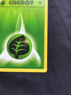 Pokemon Cards: Base Set 1st Edition Common: Grass Energy 99/102 - Image 4