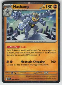 Machamp (Cosmos Holo) Rare Miscellaneous Cards & Products 068/165 NM - Image 1