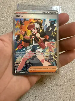 Hilda SIR 171/086 White Flare Pokemon Card TCG Scarlet & Violet English NM - Image 2