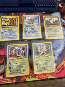 Funskool Pokemon TCG 2004 5-Card Lot Abra Ivysaur Pidgey Gyarados Beedrill - Image 1