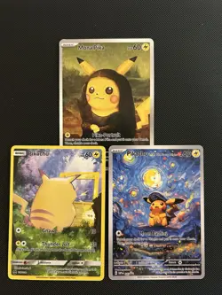 Pikachu Pokemon Card Display Art Cards - Image 1