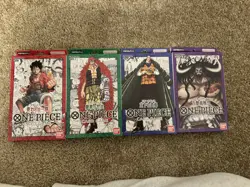 One Piece Card Game Starter Deck Set of 4 ST01-04 Factory Sealed Japanese Bandai - Image 1