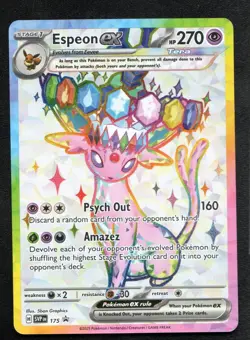 Espeon ex - 175 Promo SV: Scarlet & Violet Promo Cards SVP 175 NM - Image 1