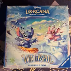 Ravensburger Disney Lorcana TCG: Winterspell Illumineer’s Trove Box 96 Cards - Image 1
