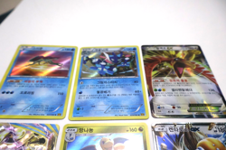 Pokemon Cards Korean Lot of 9 Holo EX GX BREAK - Ho-Oh Gyarados Lunala Dragonite - Image 3