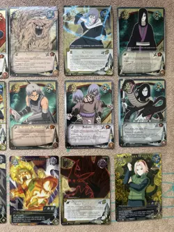 Bandai Naruto CCG Ninja Ranks 17-Card SR Lot Itachi Kakashi Hokages Shukaku Foil - Image 2