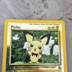 Pichu 35 Black Star Promo Reverse Holo Card WOTC - Image 2
