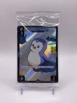 Vibes TCG Birb & Pengu Promo Card - Pengu Holo Foil 10/25 - Pudgy Penguins - Image 1