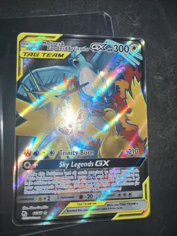 Moltres & Zapdos & Articuno GX 66/68 Hidden Fates Pokemon Card TCG NM - Image 1