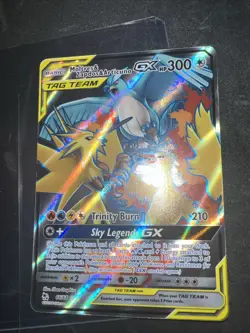 Moltres & Zapdos & Articuno GX 66/68 Hidden Fates Pokemon Card TCG NM - Image 2