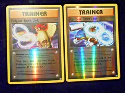 Charizard Mewtwo Blastoise Gyarados Reverse Holo Spirit Link Pokemon 5 Card Lot - Image 4