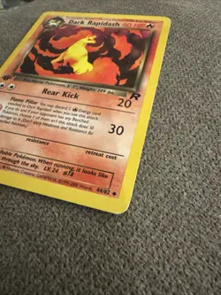Dark Rapidash Team Rocket 1st Edition 44/82 Pokemon Card - Image 4