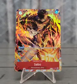 One Piece TCG Ace Sabo Luffy Illustration Foil EN 3 Card Lot - Image 2