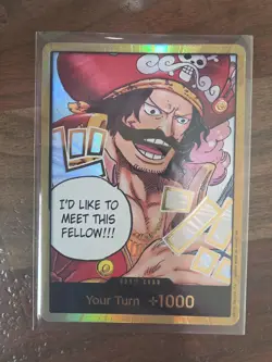 DON!! Card (Gol.D.Roger) (Gold) Carrying On His Will Foil - Image 1