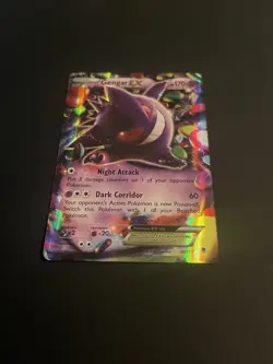 Pokemon Gengar EX Ultra Rare TCG Card 34/119 XY: Phantom Forces - Image 1