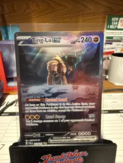 Pokemon Ting-Lu EX Holo Card 263/193 Sv02: Paldea Evolved Special Illustration - Image 1