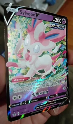Sylveon V SWSH202 SWSH: Sword & Shield Promo Cards Holo - Image 3