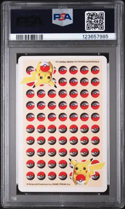 1998 POKEMON STADIUM YELLOW VERSION PLAYING CARDS KING OF CLUBS GOLEM PSA 10 - Image 2