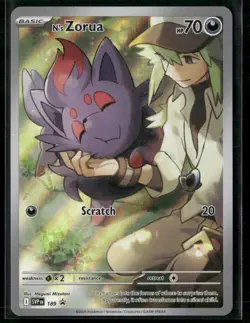N's Zorua - Promo SV: Scarlet & Violet Promo Cards 189 NM - Image 1