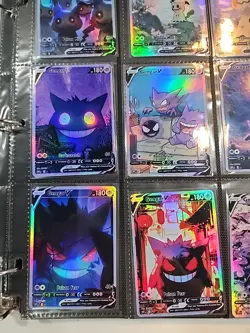 Lot of 9 Custom holo fanart mixed V Pokemon Trading Card Sleeved & Top Loaded!! - Image 3