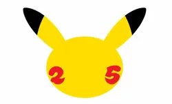 Pikachu 25/25 Non Holo Pokemon 25th Anniversary Stamped McDonalds Promo Card - Image 3