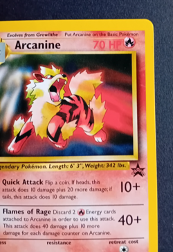 Pokemon Cards: Wizards Black Star Promo: Arcanine 6 - Image 4
