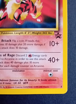 Pokemon Cards: Wizards Black Star Promo: Arcanine 6 - Image 5