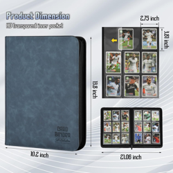 Trading Card Binder, Premium 9 Pocket Double Sided 540 Pocket PU Card Collection 7445031533562 - Image 3