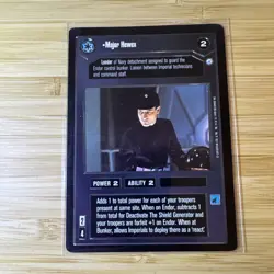 Star Wars CCG Decipher Trading card Major Hewex - Image 1