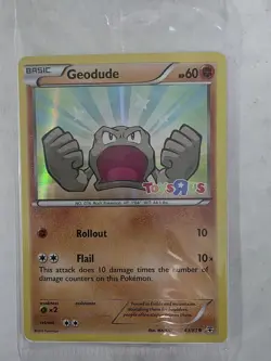 Pokemon Geodude 43/83 -CARD 20th Anniv GENERATIONS Toys"R"Us Sealed. ENGLISH - Image 1