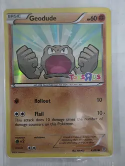 Pokemon Geodude 43/83 -CARD 20th Anniv GENERATIONS Toys"R"Us Sealed. ENGLISH - Image 2