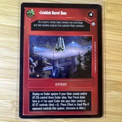 Star Wars CCG Decipher Trading card Establish Secret Base - Image 1