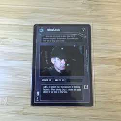 Star Wars CCG Decipher Trading card Colonel Jendon - Image 1