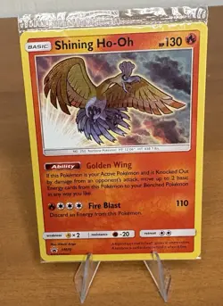 Pokemon TCG Sealed Shining Ho-Oh SM70 SM Promo Holo Card NM - Image 1