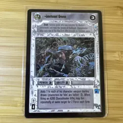 Star Wars CCG Decipher Trading card Lieutenant Greeve - Image 1