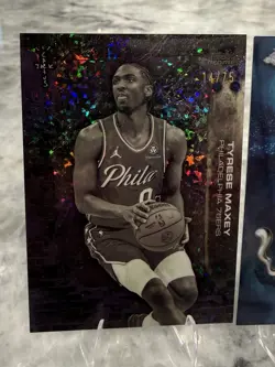 2025 Topps Chrome Cactus Jack TYRESE MAXEY 3 Card Lot!! SP /75 + Utopia + Base - Image 2