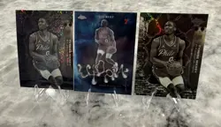 2025 Topps Chrome Cactus Jack TYRESE MAXEY 3 Card Lot!! SP /75 + Utopia + Base - Image 5
