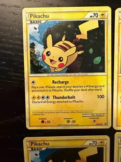 Pokemon TCG Pikachu HGSS03 HeartGold SoulSilver Set Lot of 4 English - Image 2
