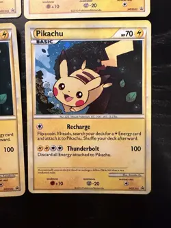 Pokemon TCG Pikachu HGSS03 HeartGold SoulSilver Set Lot of 4 English - Image 5