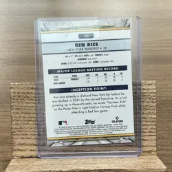 Topps Inception 2024 Ben Rice New York Yankees Rookie Card #103 - Image 2