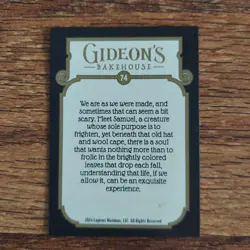 Gideons Bakehouse Trading Card 2026 Wave 5 #74 Samuel The Scarecrow Limited - Image 2