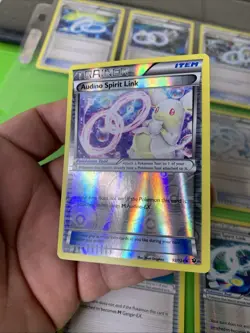 Pokemon Binder Collection Trainer Spirit Link Cards XY Era Reverse Holo Regular - Image 3