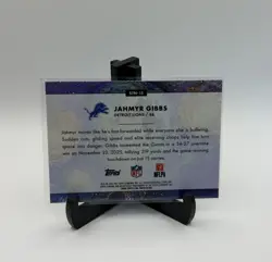 2025 Topps Chrome Cosmic Football Jahmyr Gibbs Stars in the Night STN-15 - Image 2