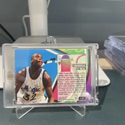 1993 Fleer Ultra Basketball Shaquille O’Neal Power in the Key card# 7 - Image 2