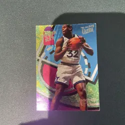 1993 Fleer Ultra Basketball Shaquille O’Neal Power in the Key card# 7 - Image 3
