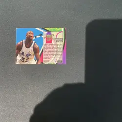 1993 Fleer Ultra Basketball Shaquille O’Neal Power in the Key card# 7 - Image 4