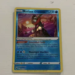 Radiant Greninja Swsh10 Astral Radiance Holo Radiant Rare English 130HP 046/189 - Image 1