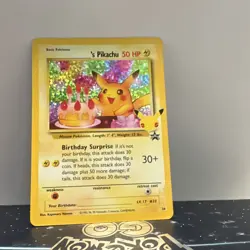Pokemon TCG Wotc 1995-1998 Birthday Pikachu 24/53 Promo Holo English 50 HP - Image 4