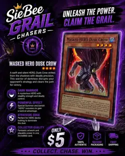 Masked HERO Dusk Crow MZMU-EN014 Maze of Muertos 1st Edition NM Yugioh - Image 1